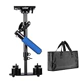 Stabilisator für Kamera,Steadycam höhenverstellbar von 26.5cm bis 38.7 cm,Schwebestativ mit Schnellwechselplatte 1/4 Zoll Schraube für Canon Nikon Sony und andere DSLR-Kameras bis zu 3 kg