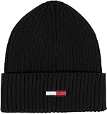 Tommy Jeans Herren Strickmütze Tjm Elongated Flag Beanie...