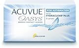 ACUVUE OASYS for Astigmatism Kontaktlinsen – 2-Wochen-Linsen für Tag und Nacht mit -2 dpt, Cyl -0,75, Ach 110 und BC 8.6 – UV Schutz, Austrocknungsschutz und Komfortables Tragegefühl – 6 Linsen