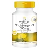 Nachtkerzenöl 500mg - 250 Softgel - Kaltgepresst - Linolsäure - Gamma-Linolensäure - natürliches Vitamin E - Großpackung | Warnke Vitalstoffe - Deutsche Apothekenqualität