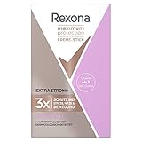 REXONA Maximum Protection Anti-Transpirant Cremestick Confidence Deo mit 48-Stunden-Schutz für langanhaltende Frische 45 ml 1 Stück