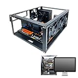 Computer-Motherboard-Gehäuse, Chassis-Kühlrahmen, Computer-Motherboard-Gehäuse-Rack, stapelbares PC-Computergehäuse, offene Chassis-Halterung für Wärmeableitung