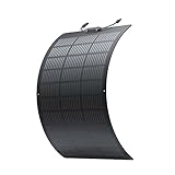 Ecoflow 100W Solar Panel Flexibles Monokristallines Solarpanel IP68 hocheffizient Solarmodul Solarzelle Photovoltaik für Wohnmobile, Dächer, Van Boote, ohne Solarpanelkabel