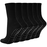 BISOUSOX Pilates Socken Damen 3 Paare Baumwolle Yoga Antirutsch Socken Pilates Größe 36-40 Rutschsocken Stoppersocken Damen für Yoga Fitness Geschenke für Frauen Mama Schwangere Krankenhaus
