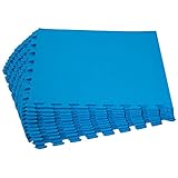 Bodenschutzmatte Pool blau 50x50x0,5cm - 60 Stück - 14,5 m² Poolunterlage, Pool Unterlage Outdoor, Poolmatten, Pool Bodenplane, Poolmatte, Pool Unterlegmatte, Poolmatten Schutzboden, Pool Platten