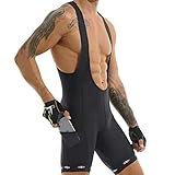 X-TIGER Herren Radfahren Bib Shorts mit 5D Sitzpolster Fahrrad MTB Fahrradhose Schnelltrocknend Atmungsaktive Road Mountainbike Radhosen für Radsport