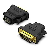 BENFEI Bidirektional DVI(DVI-D) zu HDMI Adapter 4 Stück, DVI (DVI-D)-Stecker auf HDMI-Buchse Adapter mit vergoldetem Stecker, unterstützt 1080P