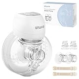 ANWIKE Milchpumpe Elektrisch Ultra-Leicht 193 g - Schmerzfreie Handsfree Milchpumpe, 3 Modi 9 Stufen mit LED-Anzeige, Geringer Geräuschpegel, Freihändig Elektrische Milchpumpe mit 21/24mm Flanschen