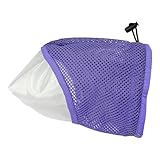Katzenmaulkorb mit atmungsaktivem Netz, Katzen-Mundschutz Maulkorb zur Verhinderung von Beißen, und Fellpflege (S, M, Violett)