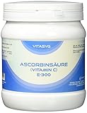 Ascorbinsäure Vitamin C Pulver 1000g Dose - ohne Zusätze - E300 - vegan