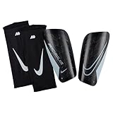 Nike Unisex – Erwachsene Merc Lite-fa22 Schienbeinschoner, Black/Black/White, L EU