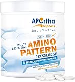 APOrtha® Sports Multi Essential Amino Pattern – 420 Presslinge mit 8 essentiellen Aminosäuren nach Prof. Dr. Lucà-Moretti, ausgewogenes Aminosäuren-Profil, EAA Tabletten