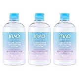 essence INAO inner and outer beauty Clean Crush Mizellenwasser by essence, Gesichtsreinigung, für sensible Augen/Haut, vegan, ölfrei, ohne Parabene, ohne Mikroplastikpartikel, 3er Pack (3x500ml)