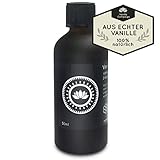 Vanilla Campaign® Premium Vanille Extrakt, Ohne Zucker mit Alkohol, Aus echten Vanilleschoten, naturbelassen, vegan, fairtrade (50ml)