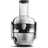 Philips Avance Collection Entsafter, Frischer Saft mit Fruchtfleisch, Sehr großes Loch für Produkte, QuickClean, 1200 W, Kanne Kapazität: 1L, HR1922/21
