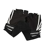 FISCHER Erwachsene Fahrradhandschuh, Sporthandschuh, Handschuh Sport L/XL, schwarz, waschbar, mit Ausziehhilfe, gepolstert