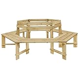 Iiaky Gartenbank Garten Sitzbank Balcony Furniture Garten Lounge Sitzbank Outdoor 240 cm Imprägniertes Kiefernholz