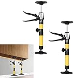GZDILUOGS 2 Stück Deckenstütze, Zargenspanner Montagestütze Türzargenspanner 30-59 cm Teleskopstange Einhandstütze Türspanner 50 kg Tragkraft Teleskopstützen für Türzargen Schränken