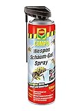 Compo Wespen Schaum-Gel-Spray inkl. Sprührohr, Sofort- und Langzeitwirkung, (4 x 500 ml (2000 ml))