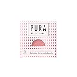 PURA Konjac Schwamm SISTER YOUNG – 100% natürliche Gesichtsreinigungs-Schwamm aus Konjakpflanze – Sanftes Peeling & Feuchtigkeit für empfindliche Haut – Vegan & biologisch abbaubar (Pink)