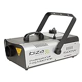 Ibiza - LSM1500PRO - Professionelle 1500W Nebelmaschine, programmierbar mit DMX und Fernsteuerung - Schwarz