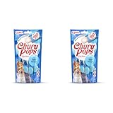 INABA Churu Pops Reich an Thunfisch Katzenleckerlis | Getreidefrei, Zuckerfrei, ohne künstliche Aromen, Hoher Feuchtigkeitsgehalt Katzensnacks 60 g (2er Pack)