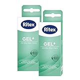 Ritex GEL+ Gleitgel mit Bio Aloe Vera, schützt und pflegt, wasserbasiert, 100 ml, Made in Germany