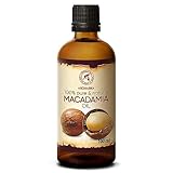 Macadamianussöl 100ml - Macadamia Öl - Macadamia Integrifolia aus Südafrika - Kaltgepresst - Rein & Natürlich - Trägeröl - für Haut - Körperpflege - Haarpflege - Trockenes Haar - Spliss Entferner