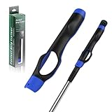 Rhino Valley Golf-Grifftrainer, Golf-Trainingshilfe zur Korrektur der Handposition, Golfschwungtrainer zur Verbesserung der Schwungtechnik, ideales Golfzubehör für alle Golfschläger, Blau