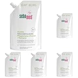 Sebamed Flüssig Oliven Wasch-Emulsion Nachfüllbeutel, mit Olive und Panthenol, seifenfreie Reinigung für sensitive und anspruchsvolle Haut, zur Hand-, Gesichts- und Körperreinigung geeignet, 400 ml