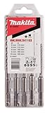 Makita B-58992 NEMESIS2 SDS-PLUS Hammer-Bohrer-Set 5-teilig, ideal für Beton, Stahlbeton, Mauerwerk