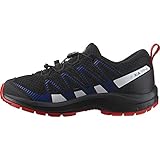 Salomon XA Pro V8 Kinder Outdoor-Schuhe, Präzise Passform, Grip in jedem Gelände, Sportlicher Look, Black, 38