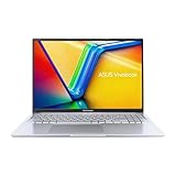 ASUS Vivobook 16 | Cool Silver (X-Serie) | 16' WUXGA | Core 5 120U | RAM: 24GB | SSD: 1TB | beleuchtete Tastatur | Windows 11 Pro | Office 2024 Pro #mit Notebooktasche