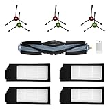 Bürste Filter Zubehör für Ecovacs DEEBOT X1 Omni X1 Plus X1 Turbo DEEBOT T10 T10 Plus T10 Turbo Staubsauger Roboter Ersatzteile (12 Stück)