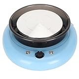 Jauarta Mini-Töpferscheibe, Abnehmbares Becken, Elektrische Tonmaschine für Kinder, Anfänger, Blau, 100–240 V (EU-Stecker)