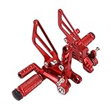 ECLUT Fußrastenanlage Fussrasten Pedal Für Ducati 1098 R Für Bayliss LE S Für Tricolore 848 Für EVO 1198 SR Motorrad CNC Einstellbare Pedale Rest Fußrastenanlage Fußrasten (Color : 3)