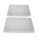 Toyvian Reflektierende Heizmatte für Reptilien 2 Stück Heizkissen für Terrarien Kleine Heizmatte für Schlangen Echsen Frösche und Geckos Effiziente Wärmespeicherung Platzsparend und