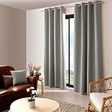 Enjoy Home Vorhang, Blickdicht, 140 x 280 cm, Grau