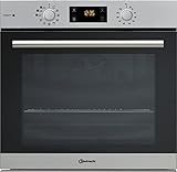 Bauknecht BAR2S K8 V2 IN Dampf-Backofen inklusive 2-fach Backauszug/A+/71 L Maxi-Garraum/Heißluft/Gentle Steam mit Feuchtigkeitszugabe/Einfaches Reinigen mit SmartClean-Innenraum, Edelstahl