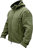 TACVASEN Herren Fleecejacke Military Outdoor Winddichte...