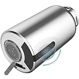 Homelody Geschirrbrause Ersatzkopf mit Wasserhahn Sensor USB-Ladegerät Wassersparender Sensor Ersatzhandbrause Infrarot-Sensor-Adapter Spülbrause Brausekopf für Küchenarmatur Wasserhahn Küche Armatur