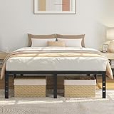 Yaheetech Bettrahmen 140 x 200 cm Metallbett Bettgestell aus...