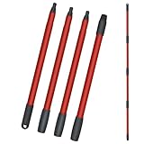 GFRED 1PCS Moppstiel Ersatz Kompatibel Mit Vileda Turbo Spin Mop Mopp Stange Replacement Verstellbare Vierteilige Stange