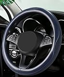 QIOZO Lenkradbezug passend für BMW 120i E87 2004 2005 2006 2007 Autozubehör: Dunkelblau
