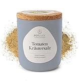 POTLUCK | Tomaten Kräuter-Salz | Gewürzsalz im Keramiktopf | 100g | Vegan, glutenfrei und mit natürlichen Inhaltsstoffen