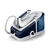 Braun CareStyle 7 Pro Dampfbügelstation IS 7282 BL – Dampfbügeleisen mit FreeGlide 3D Bügelsohle, iCare-Funktion, Vertikaldampf, abnehmbarer 2 L Wassertank, Dampfstoß 600 g/min, 2400 Watt, Blau/Weiß