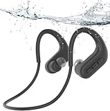 SANOTO Kopfhörer Schwimmen, In Ear Kopfhörer Bluetooth 5.4, IPX8 Unterwasser Kopfhörer Schwimen 8G MP3 Player Sport Kopfhörer zum Schwimmen Laufen, Surfen