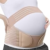 APKOL 3 in 1 Bauchgurt Bauchband Schwangerschaft Schwangerschaftsgurt Stützgürtel Bauchstütze Schwangerschaft für die Schwangerschaftsgürtel für Schwangerschaftsgymnastik, Yoga(Hautfarbe, L)