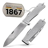DIYexpert Outdoor-Messer MERCATOR Edelstahl | [Ohne CLIP] | Klappmesser Made in Germany | Ideal als Taschenmesser oder Jagdmesser