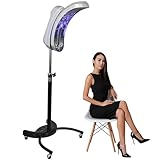 LIULIQ Haarfarbenprozessor-Heizständer, Haarheizgerät, Vertikaler Friseurheizkörper Mit Multifunktionalem Touchpanel, 360° Frei Drehbar Und Von 0 °C Bis 60 °C Einstellbar Für Friseursalons